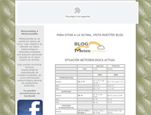 Tablet Screenshot of meteojumilla.com